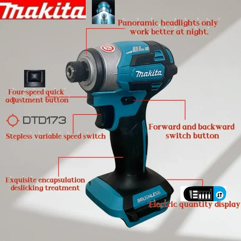 Furadeira parafusadeira sem fio makita DTD173