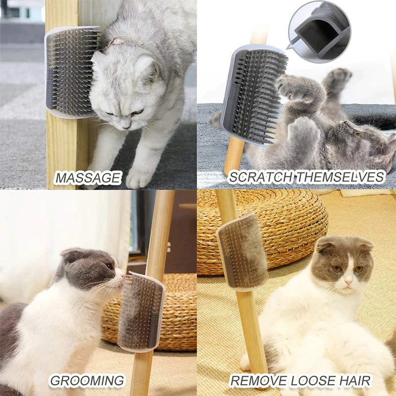 Escova massageadora para gatos