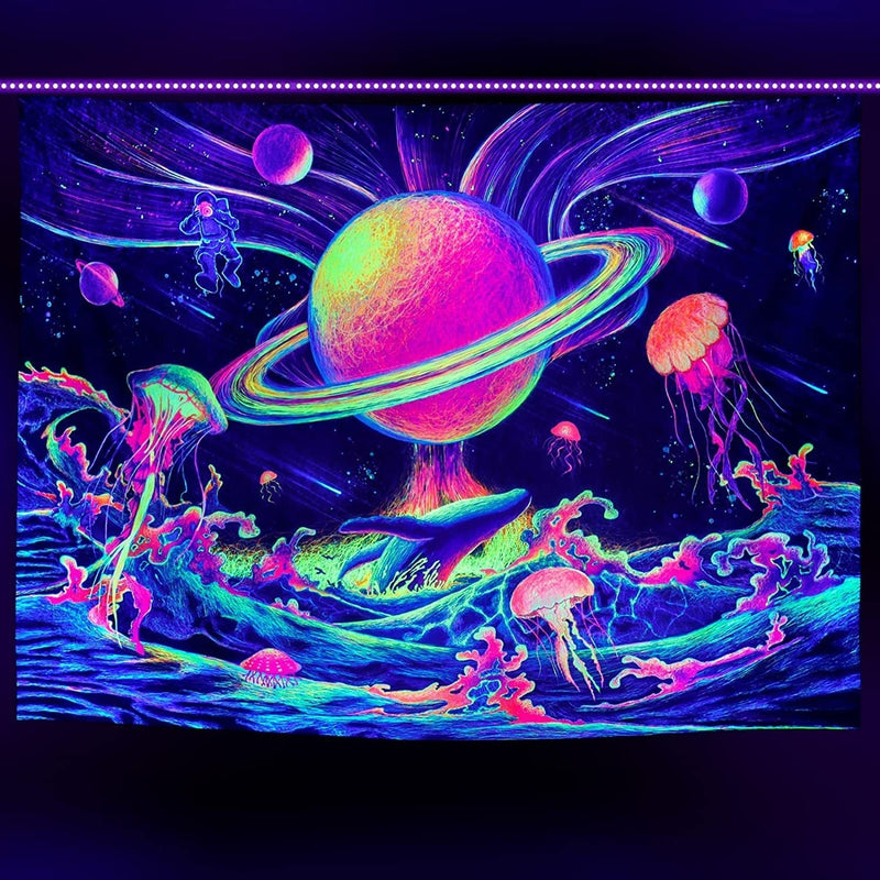 Quadro Trippy em Tapeçaria.