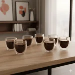 Copo para Café 80ml Parede Dupla Borossilicato Vidro HGBrasil