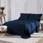 Kit Cobre Leito 1000 Folhas Bordado – Toque Soft 400 Fios Premium - Imagem 5