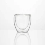 Copo para Café 80ml Parede Dupla Borossilicato Vidro HGBrasil