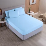 Jogo de Cama 3 Pçs 100% Algodão Percal 300 Fios HGBrasil