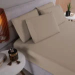 Jogo de Cama 3 Pçs 100% Algodão Percal 300 Fios HGBrasil - Imagem 6