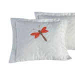 Libélula Capa de Almofada Hipercal 600 Fios 45x45cm | Par