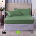 Fronha King 100% Algodão 1000 Fios 90x50 com Debrum - Home Garden Brasil