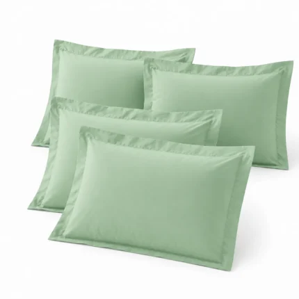 Kit 4 Fronhas Algodão Egípcio 300 Fios 50×70 cm com 4 Abas | HGBrasil