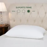Travesseiro Firme Toque de Pluma Percal 180 Fios | HGBRasil
